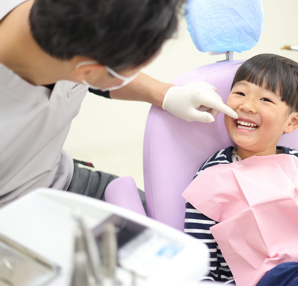 歯科治療中の画像